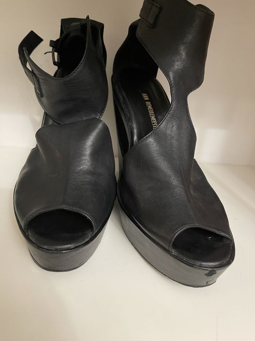Ann demeulmeester sandale platforme