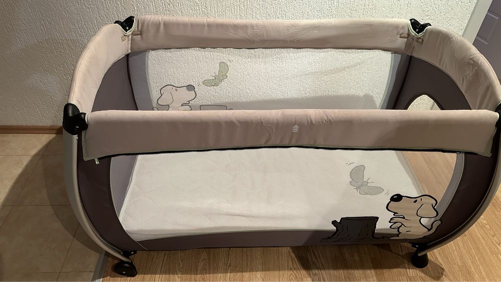 Детска легло(кошара) Cangaroo Funny Dreams с подарък матрак