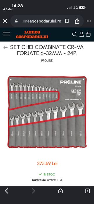 Set chei combinate CR-VA 6-32 mm
