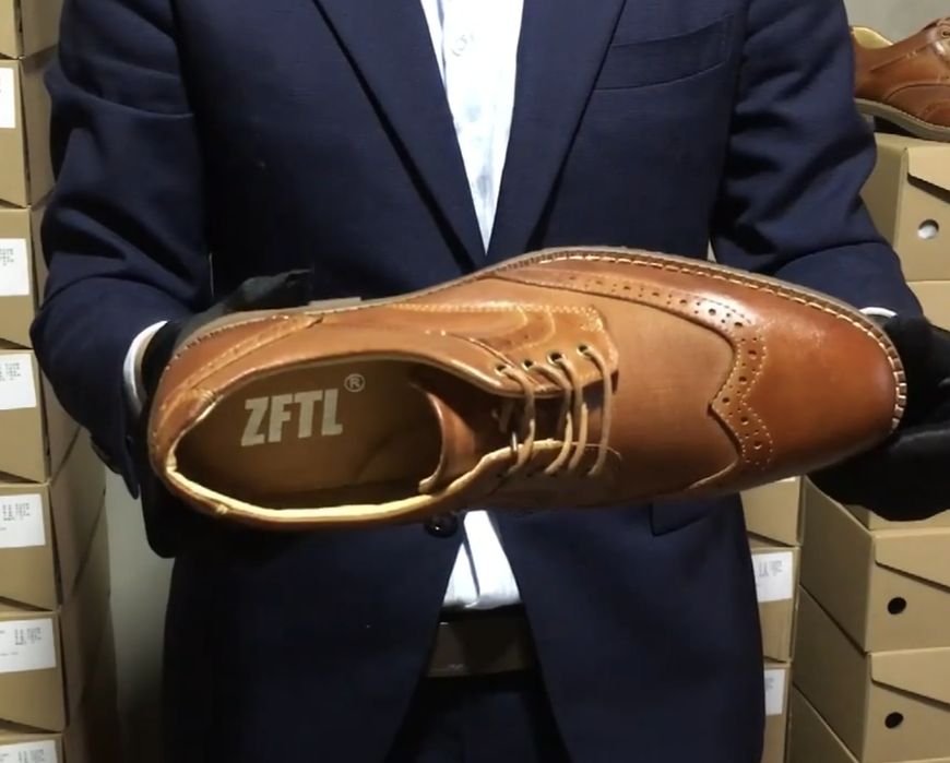 Мужские стильные туфли из натуральной кожи 
Нутуральная  кожа(га