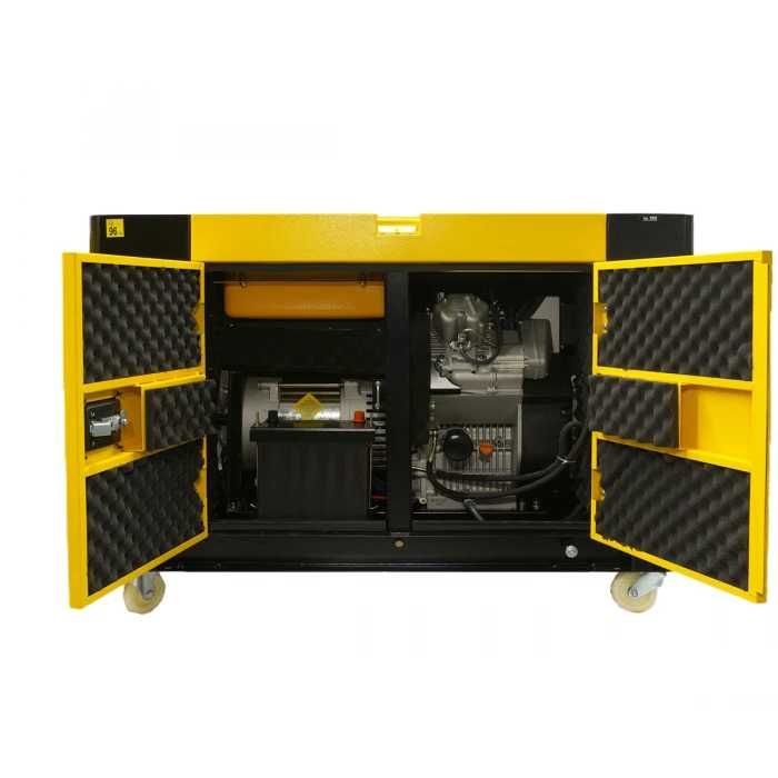 Дизелов трифазен/монофазен генератор 12 kW ATS табло  SDG12-T