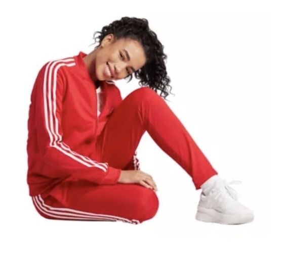 Vand trening rosu adidas de dama XS merge purtat si ca S