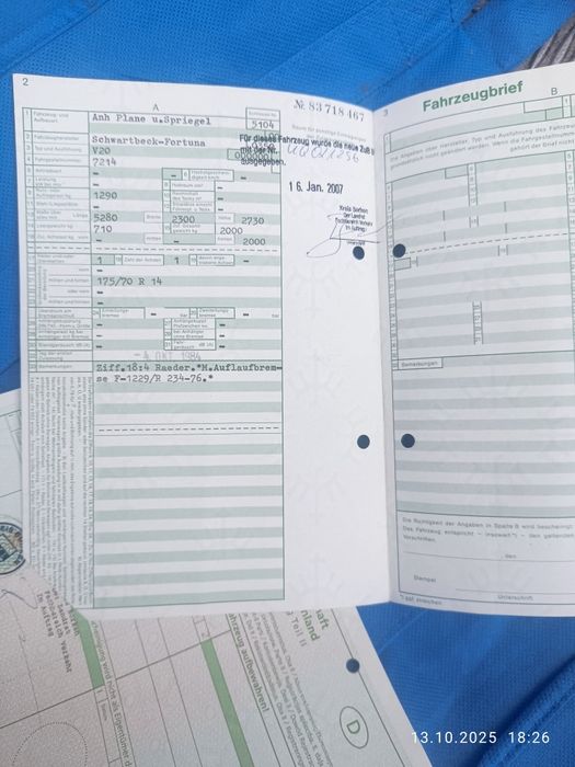 Remorcă adusă din germania