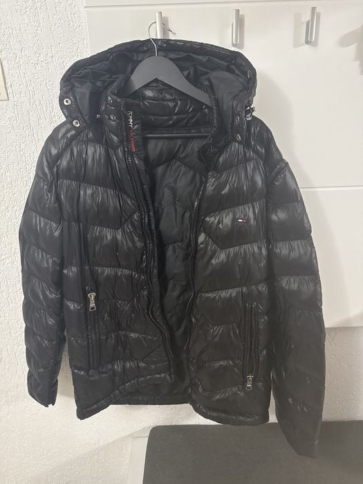 Geaca Tommy Hillfiger lucioasa (puffer)