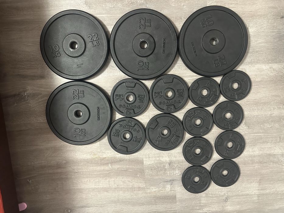 Discuri greutati sala de la 1.25 pana la 10 kg