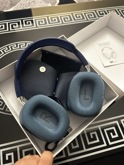 Căști  AirPods Max Blue Albastru Over Ear Wireless ANC Bluetooth Husă