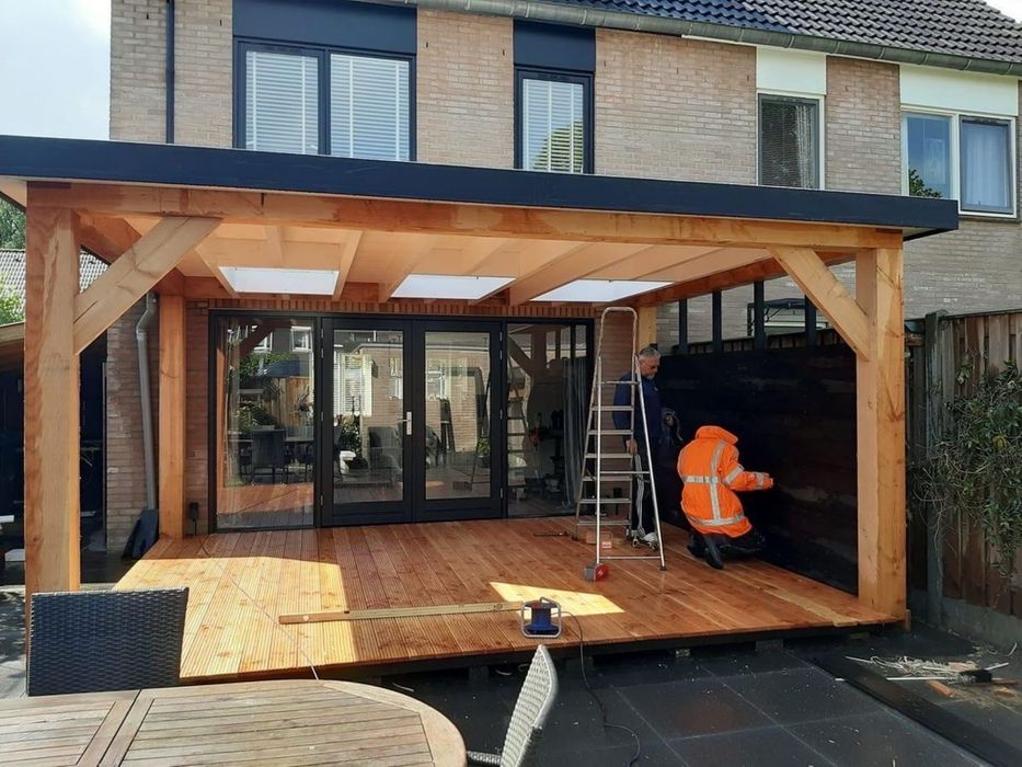 Terasa foisor pergole moderne din lemn