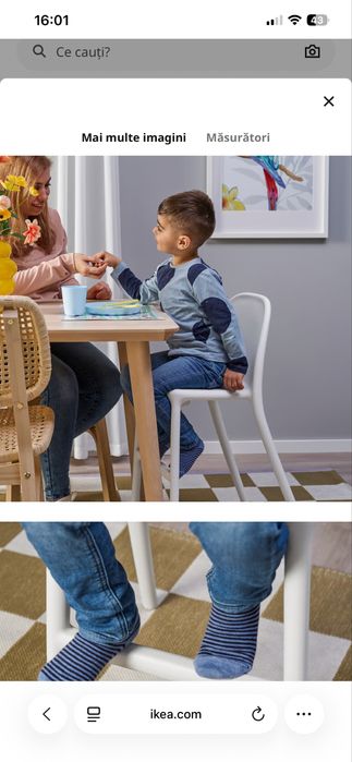 Scaun junior Urban Ikea, verde