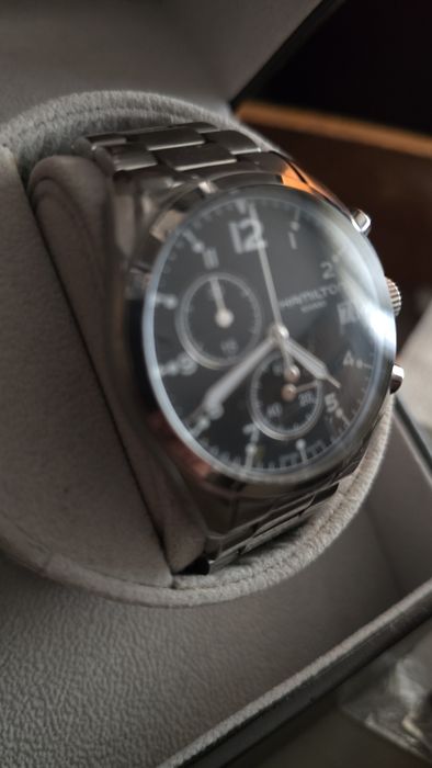 Hamilton khaki navy Pilot H765120