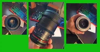 Obiective Samyang 24/35/85 EF T 1.5   sI Microfon Azden smx 30v