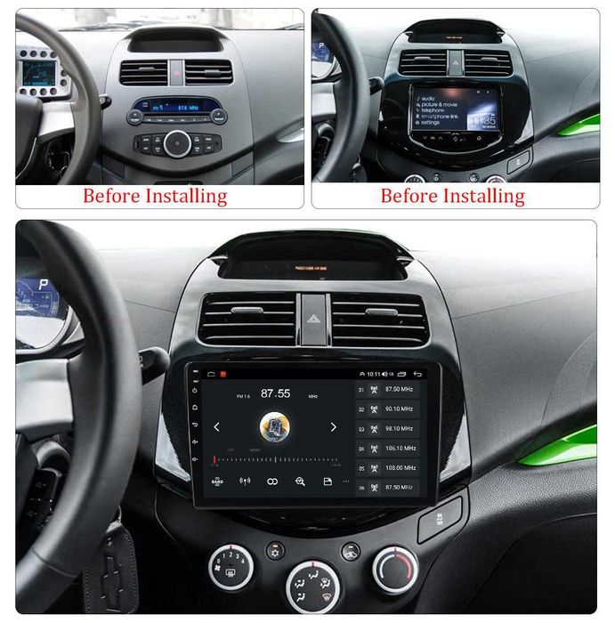 Navigatie Chevrolet Spark 2010 - 2014, 2GB 4GB 8GB Garantie Camera