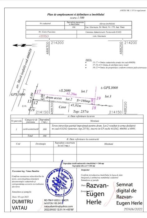 Vand teren in comuna Giarmata