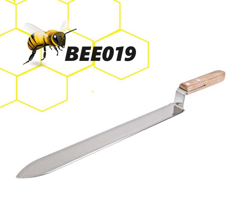 Нож за разпечатване на пчелни пити с дървена дръжка мед кошери прашец