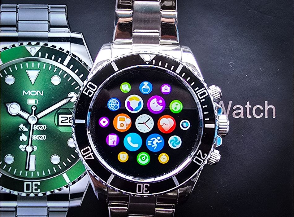 Smartwatch bratara inox