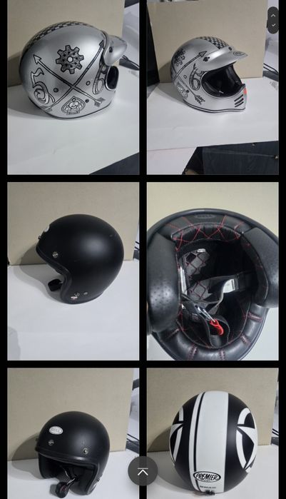 Италиански каски Bell, Premier, dmd,arai cafe racer,чопър