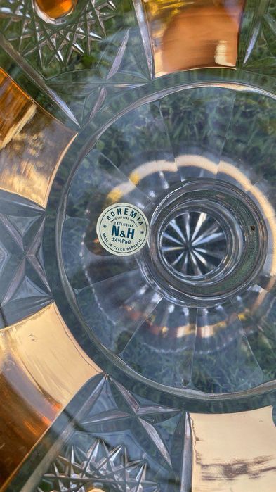 Чехия Богемия хрусталь. Оригинал!