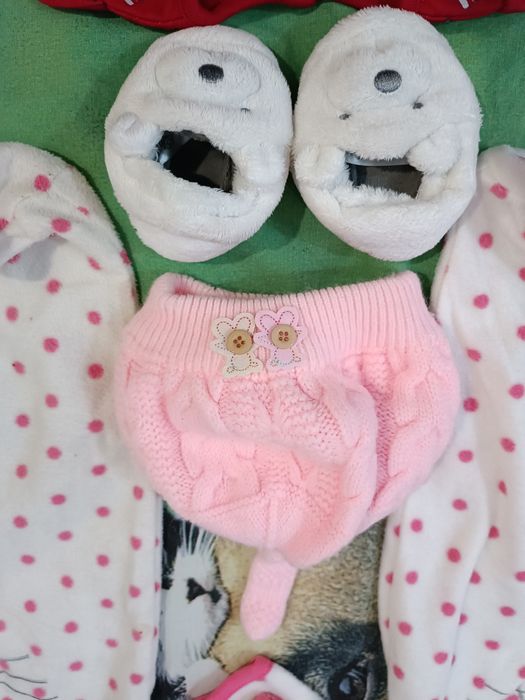 Лот боди гащеризони коледна рокля 62 см