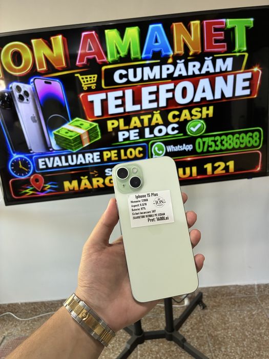 ION Amanet - Iphone 15 Plus - 128GB - 87%