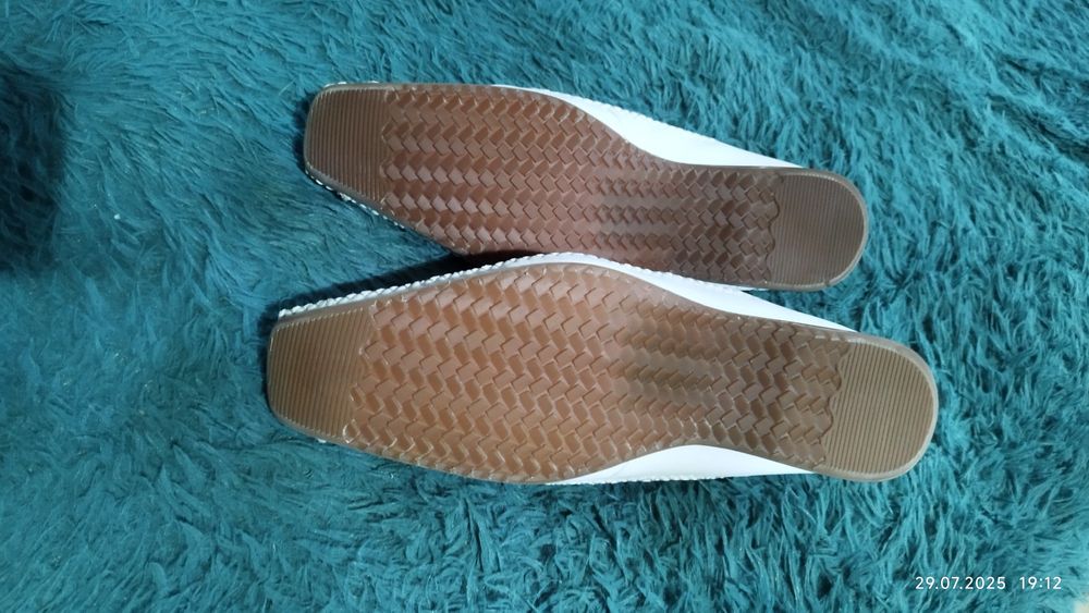 Сабо из натуральной кожи