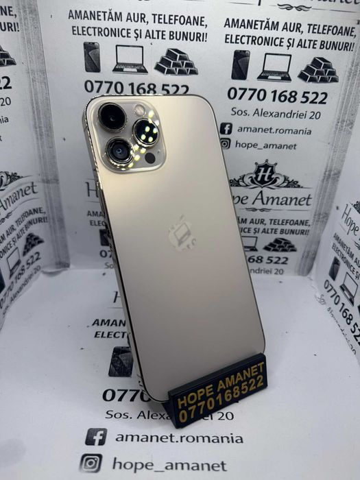 Hope Amanet P1/ IPHONE 13 PRO MAX GOLD , 128GB , 79% BATERIE / COD 46690