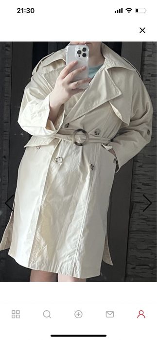 Тренч Pull and Bear