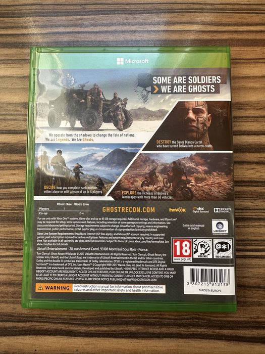 Joc original XBox Tom Clancy's Ghost WildLands