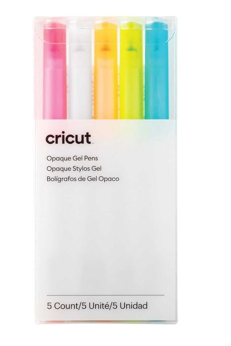 Комплект от 5 броя писалки Cricut Opaque Gel Pen Акрилни Гел химикалки