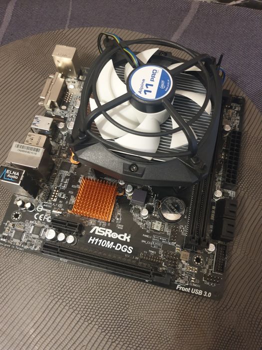 Kit ddr4 i5-6402p, placa de baza ASRock  H110M-DGS, cooler procesor Arctic Alpine
