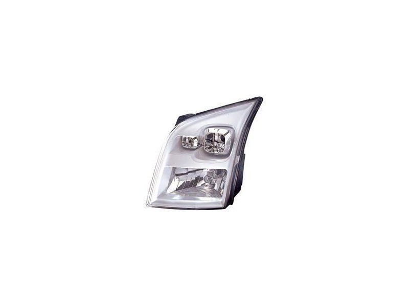 Far Ford Transit/Tourneo (V347/8), 05.2006-04.2013, Negru, Tip bec H4, Fara motoras, 1452504; 1545514; 1684410; 6C1113W030DD, stanga/dreapta