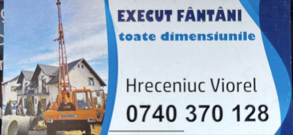 Fântâni. piloni  decolmatari
