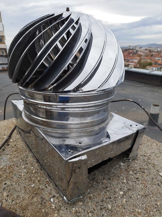 Ф 300 - Шапка за комин въртяща инокс