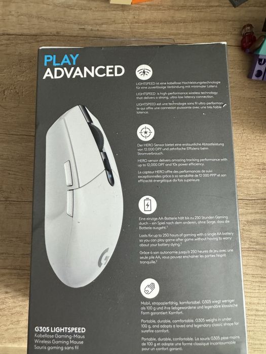 Мышь Logitech G305 Lightspeed белый