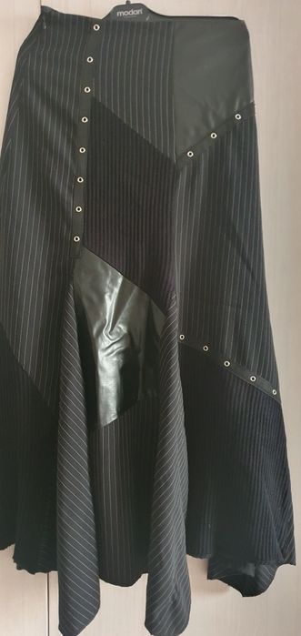 Юбка  хлопок, вставка кожа турция44раз.длинная.кофты б/у 48р.США,