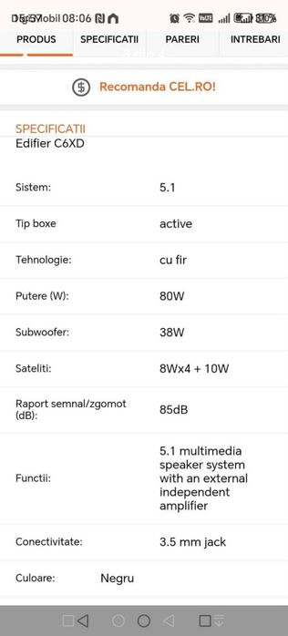 Sistem edifeier 6xd