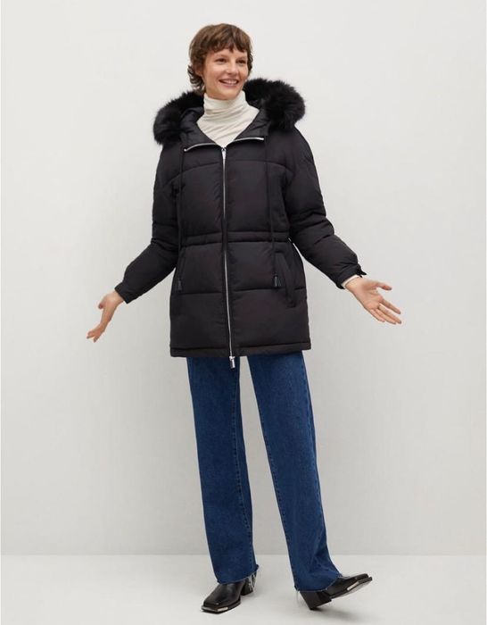 Теплый пуховик Mango