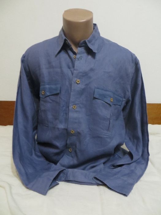 Мъжки ризи с дълъг ръкав от лен Dressmann, Uniqlo, WE, Zara,  Rewash