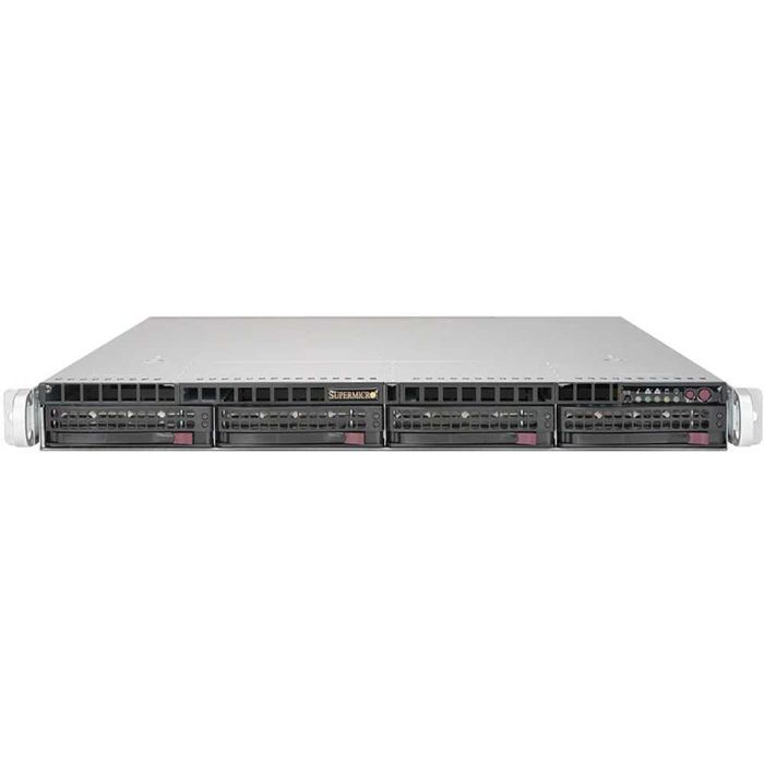 Сервер Supermicro 1U, Xeon Bronze 3104, 1700 МГц