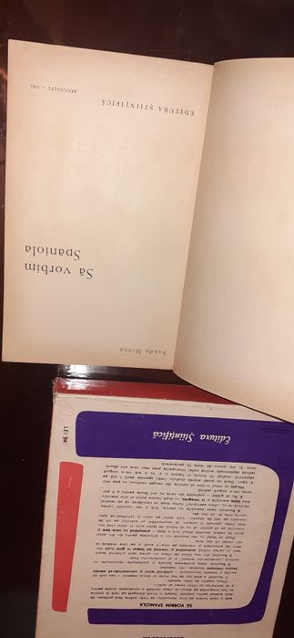 Curs limba spaniolă (1965) - Să vorbim spaniolă - Mapă cu 6 Discuri Vinil Electrecord, stare f. buna
