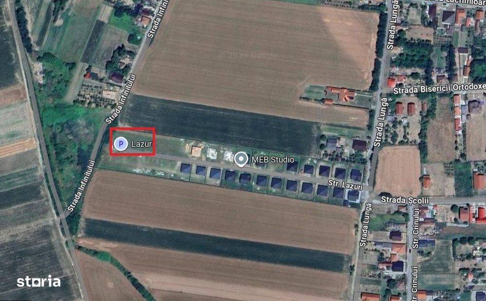 Teren intravilan , loc de casa 550 mp , Lazuri , Cartier Nou - Vedere 3