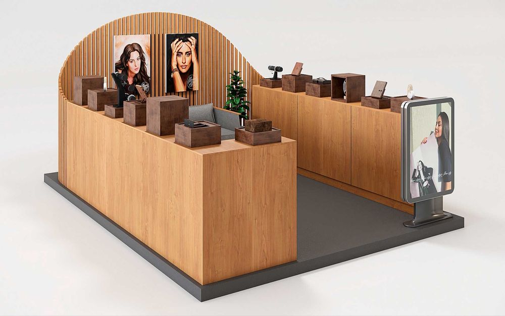 Стеллажи, витрины, промо-стойки, Островок торговый