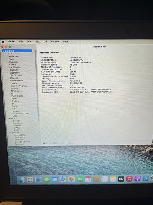 MacBook Air 13 inch -2017 / MacBook 3.1