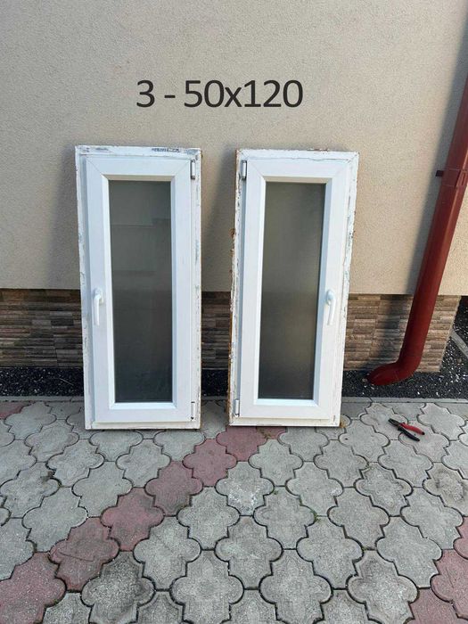 Tamplarie completa (geamuri + rulouri) din PVC termopan