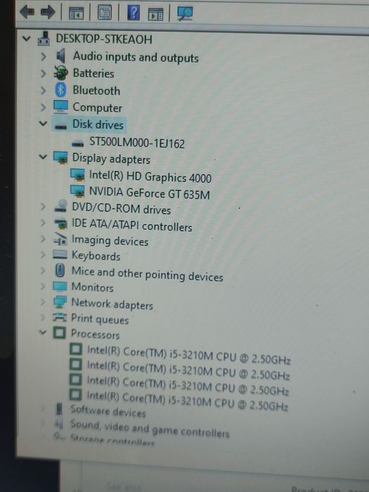 Laptop Gaming Lenovo G580 - i5-3210M(4Cpu)/8gb/512gb/Nvidia GT635m 2Gb