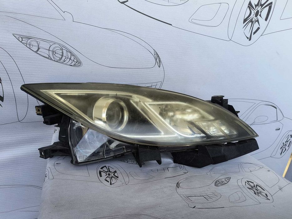 Far Dreapta Uk Cu Lupa Mazda 6 2009 / 2007-2010 Cod OEM GS7T-51-031S (1E1)