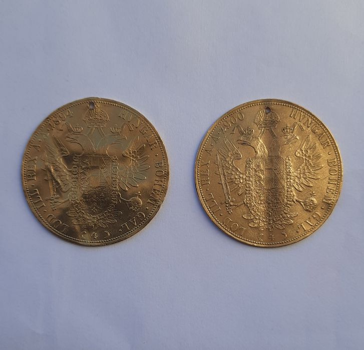 Monede aur 4 ducați vechi - cel mai mic preț!