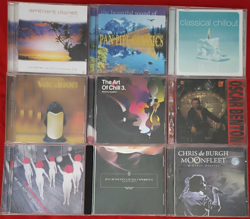 CD оригинални и лицензионни рок, електроника, джаз.