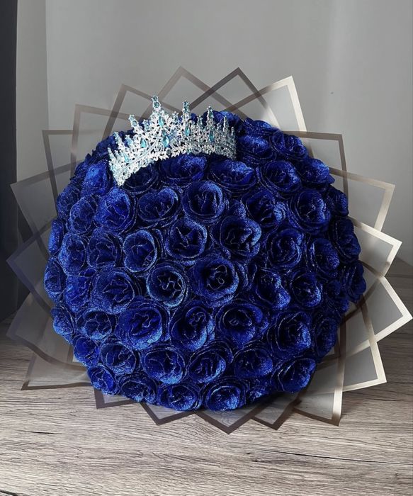 Buchet trandafiri de săpun cu sclipici