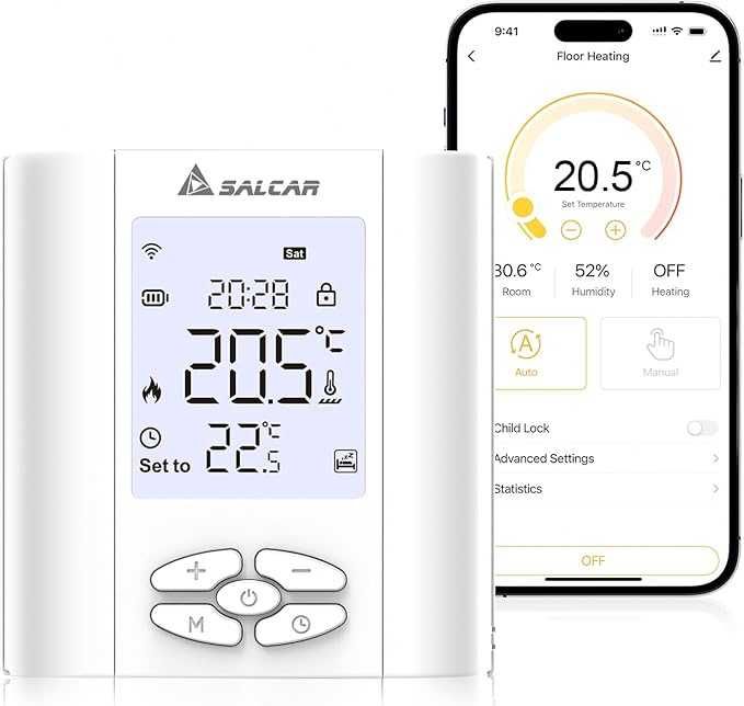 Termostat wireless centrala SALCAR