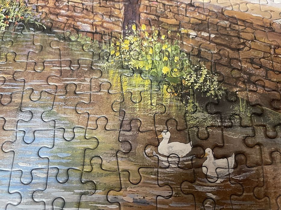 Puzzle 1000 de piese - gata asamblat.