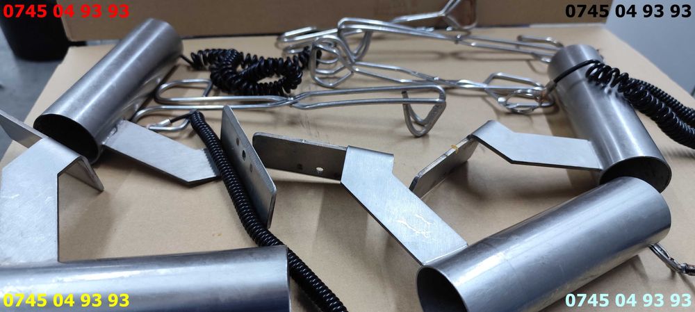 suporti si cleste clesti patiserie de inox alimentar 4 buc pret pe tot